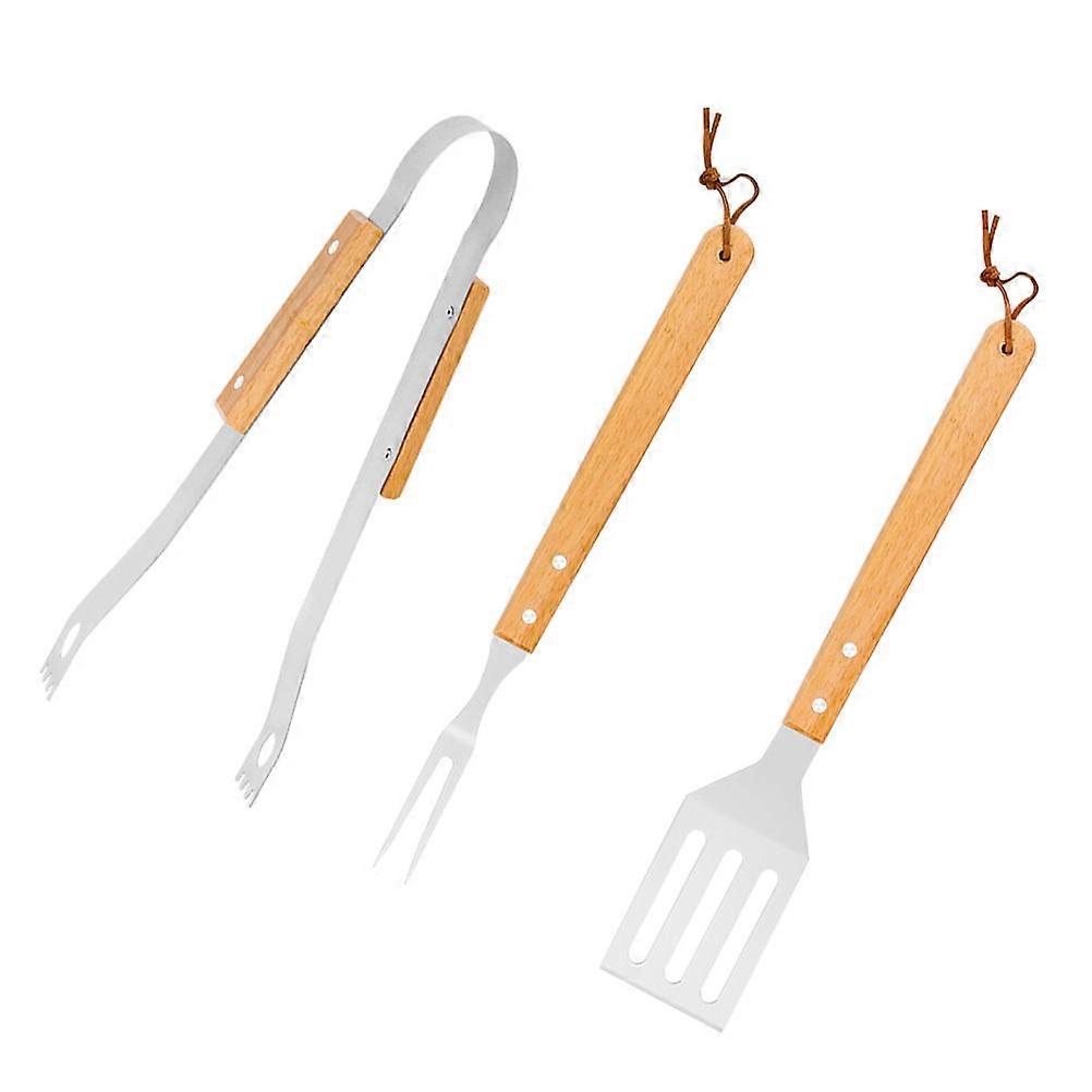 Stainless Steel BBQ Tools Kit with Storage Bag for Outdoor Barbecue and Kitchen Use 1 Set