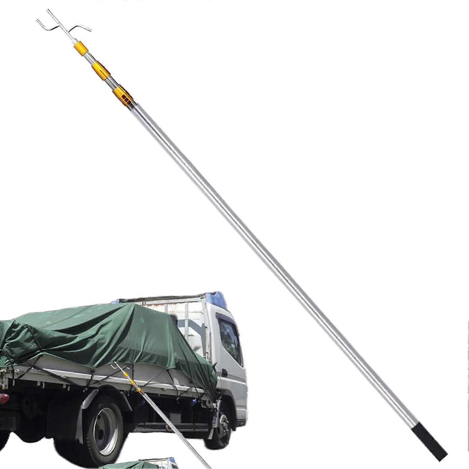 Ergonomic Telescoping Grabber Tool - Stainless Steel Reach Retriever - Rust Resistant Load Picker - Yellow Color