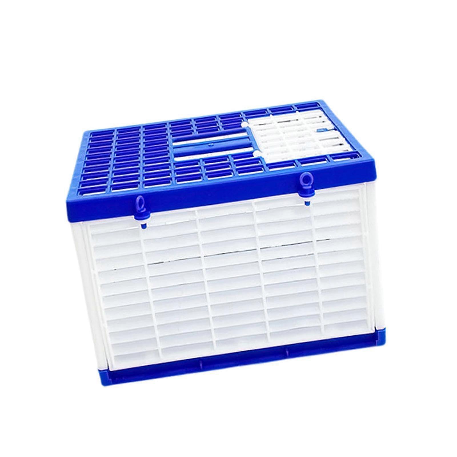 Compact pigeon cage, bird transport carrier with handle, ideal for training purposes and competitions.