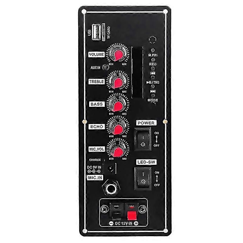 Für 74V Verstärkerplatine Square Dance 2x10W Lautsprecher Verstärker Unterstützung Bluetooth Aux Udisk 58inch Spea