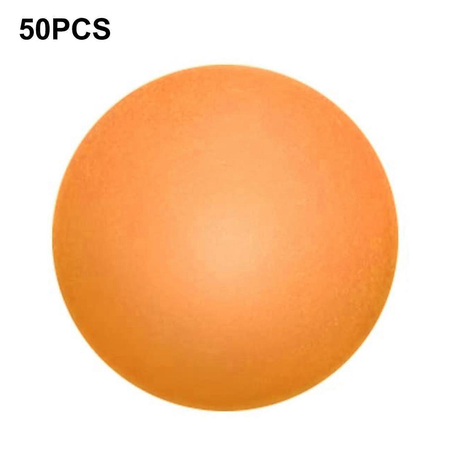 SNQTV-Naievear 50pcs/pack 40mm Frosted Ping Pong Ball Portable Bright Color Rust Resistant Table Tennis Ball For Practice