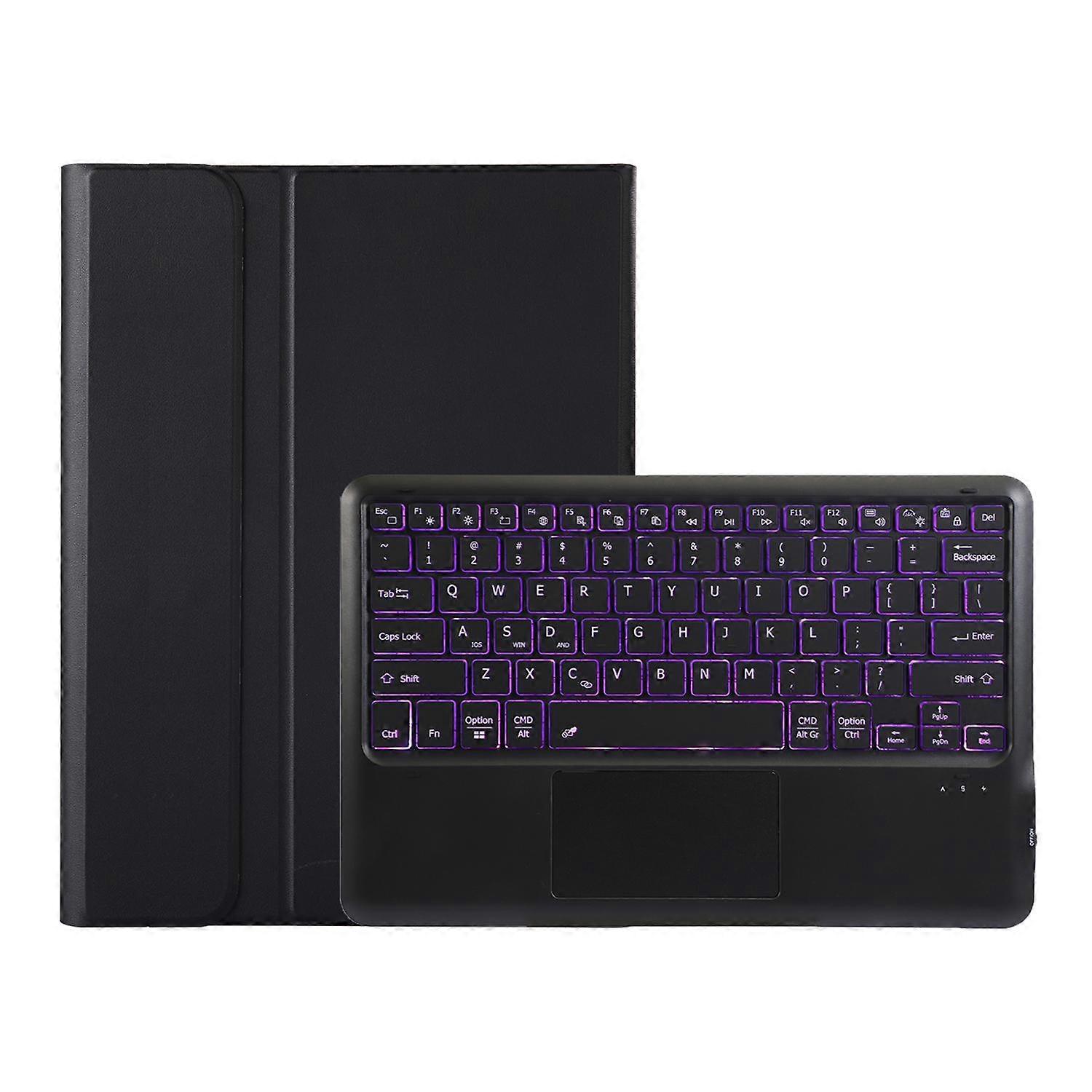 Ultra-sottile Staccabile Retroilluminazione Bluetooth Tastiera Bluetooth Custodia Per Tablet In Pelle con Touchpad AH30-AS