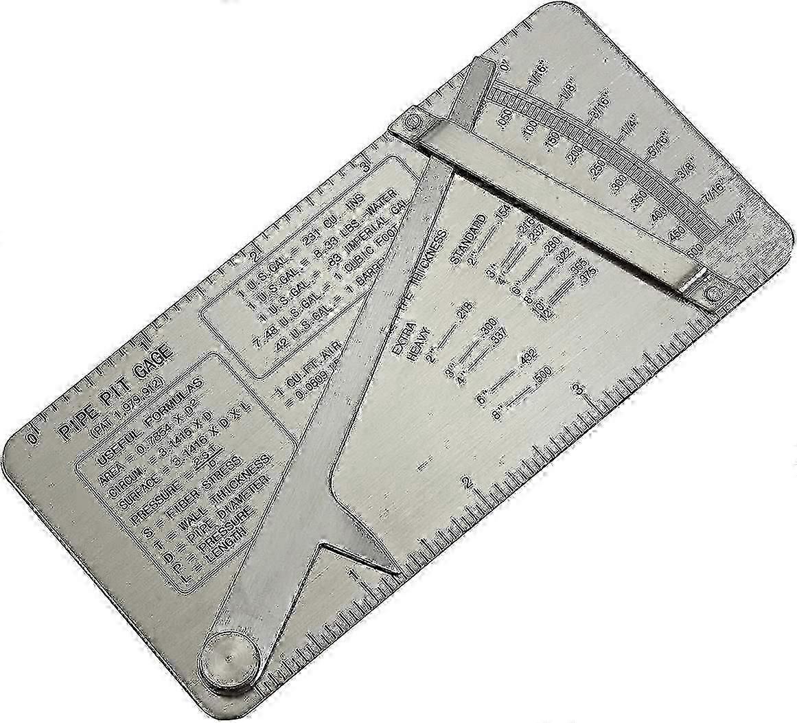 Pipe Pit Welding Gauge Gage Test Ulnar Welder Inspection