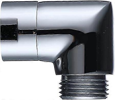 Shower head elbow adapter and 90 degree handle