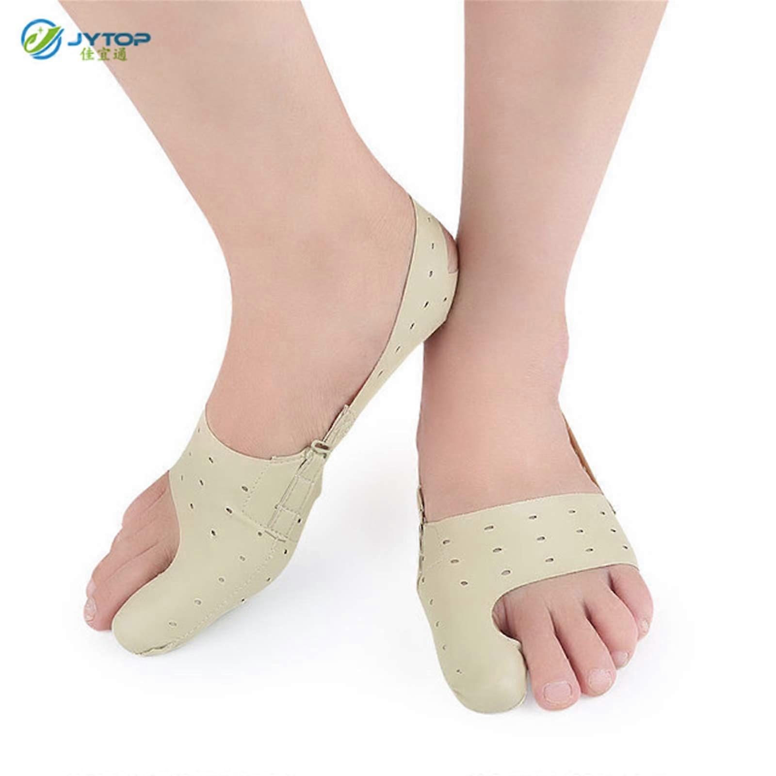 Elastic Hallux Valgus Correction For Pain, Hammer Toe Joint, Apricot Color, Shoe-Friendly, Size S 30-35