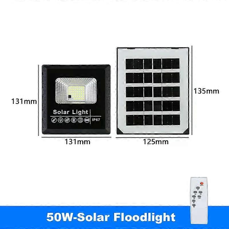LED Solar Lights Lamp Waterproof Outdoor Lighting Garden Spotlight External Reflector Wall Floodlight