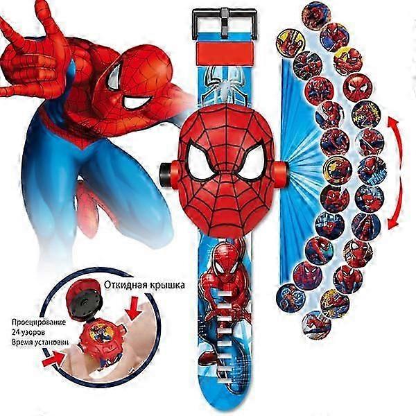 Clock, Spiderman 24 Superhero Figures Clock Iron Man Iron Man JJM