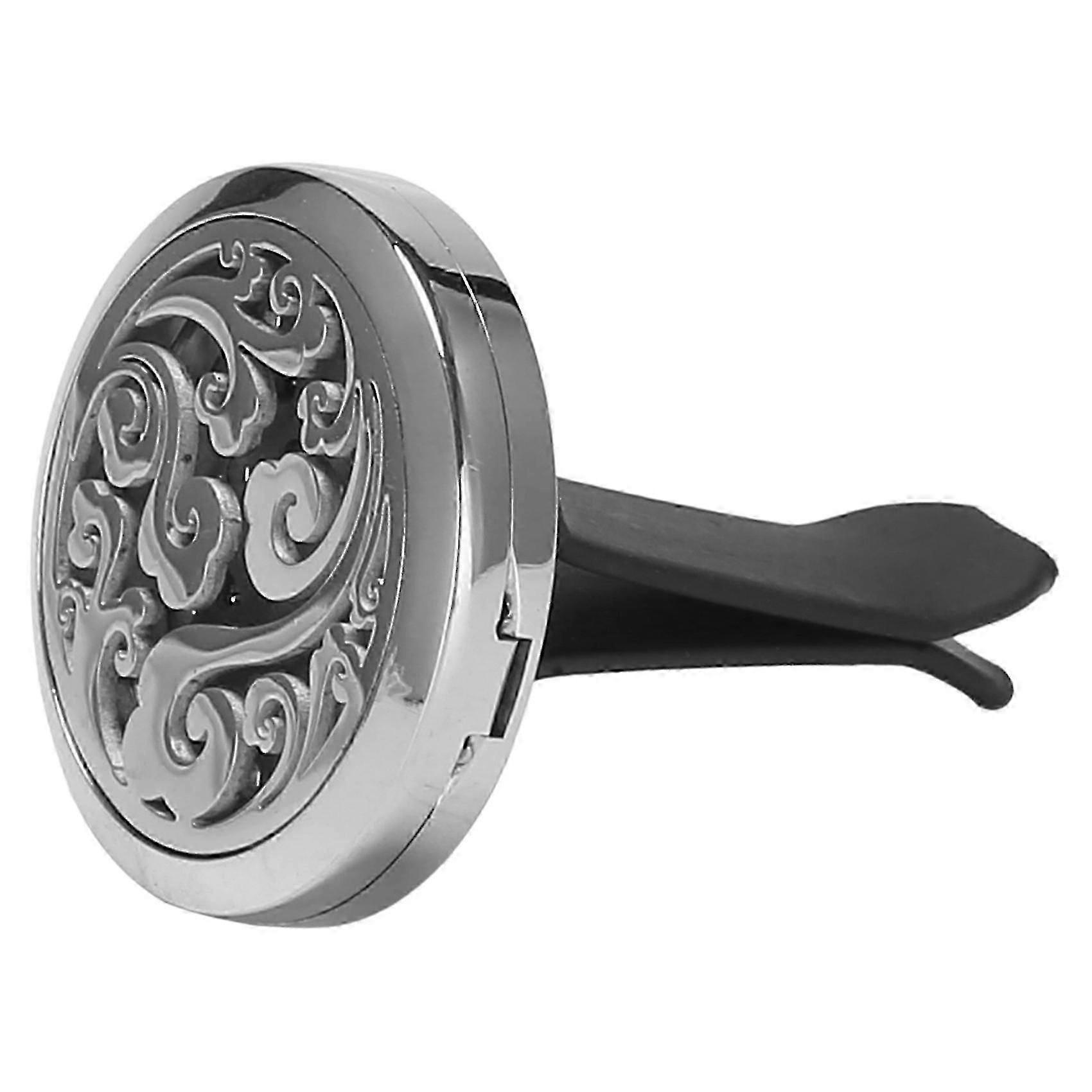 ​Car Aromatherapy Essential Oil Diffuser With 10 Felt Pads And Stainless Steel Design For Vehicle Air Freshening​