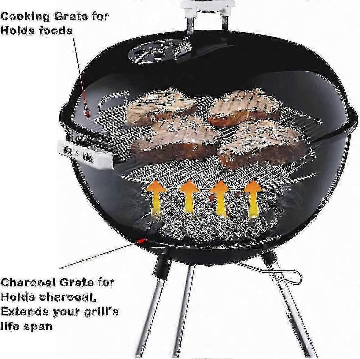 Weber Scharnierend Grillrooster RVS 47 cm Weber Scharnierend Grillrooster RVS 47 cm