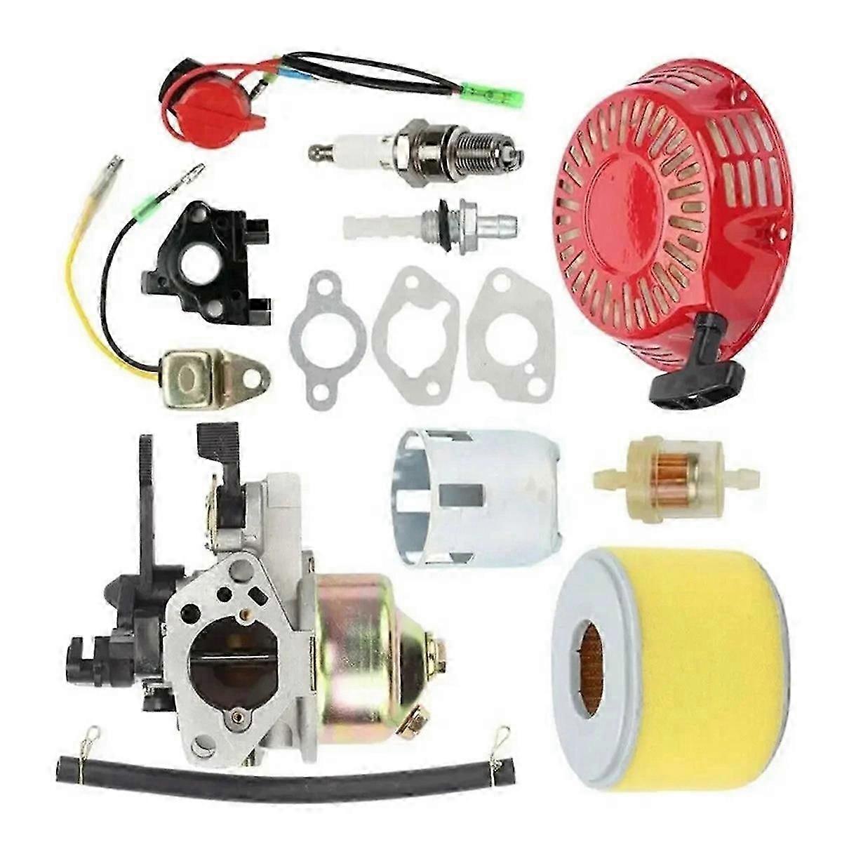 ​For Honda GX240 GX270 Engine Carburetor Parts Kit Includes Ignition Coil And Air Filter Complete Set​