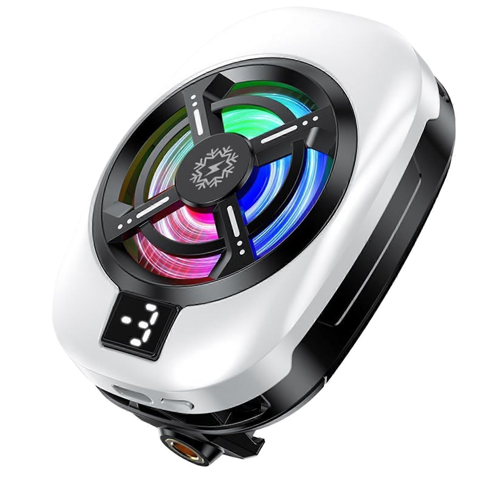 Phone Cooler - Rechargeable 15W Low Noise Mobile Gaming Accessory for Live Streaming and Outdoor Vlogging