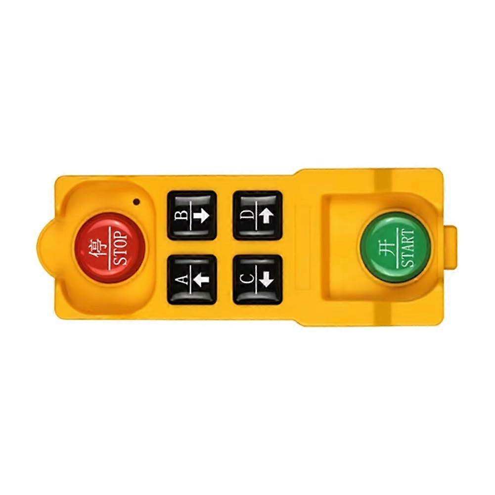 Waterproof Remote Control Duplicator 433.92MHz 4 Buttons LongRange Crane Controller for Industrial Use