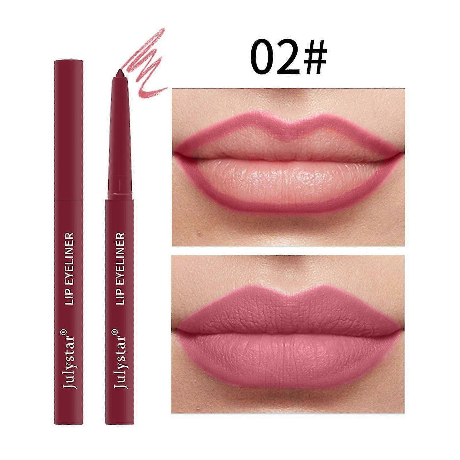 05(E)$ Waterproof, sweat-proof, non-fading lip liner European and American matte multi-color lip liner