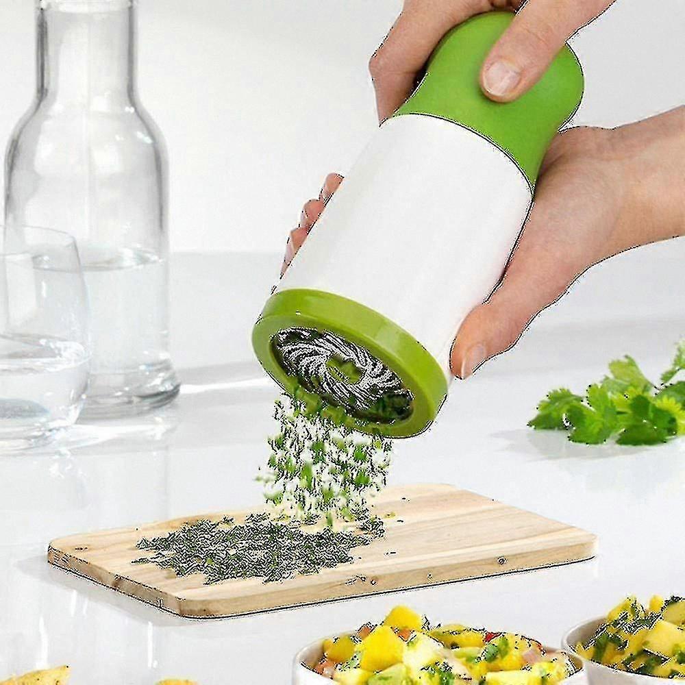 Multi-Function Herb Cutter for Chopping Vegetables, Grating Spices, and Preparing Coriander in the Kitchen