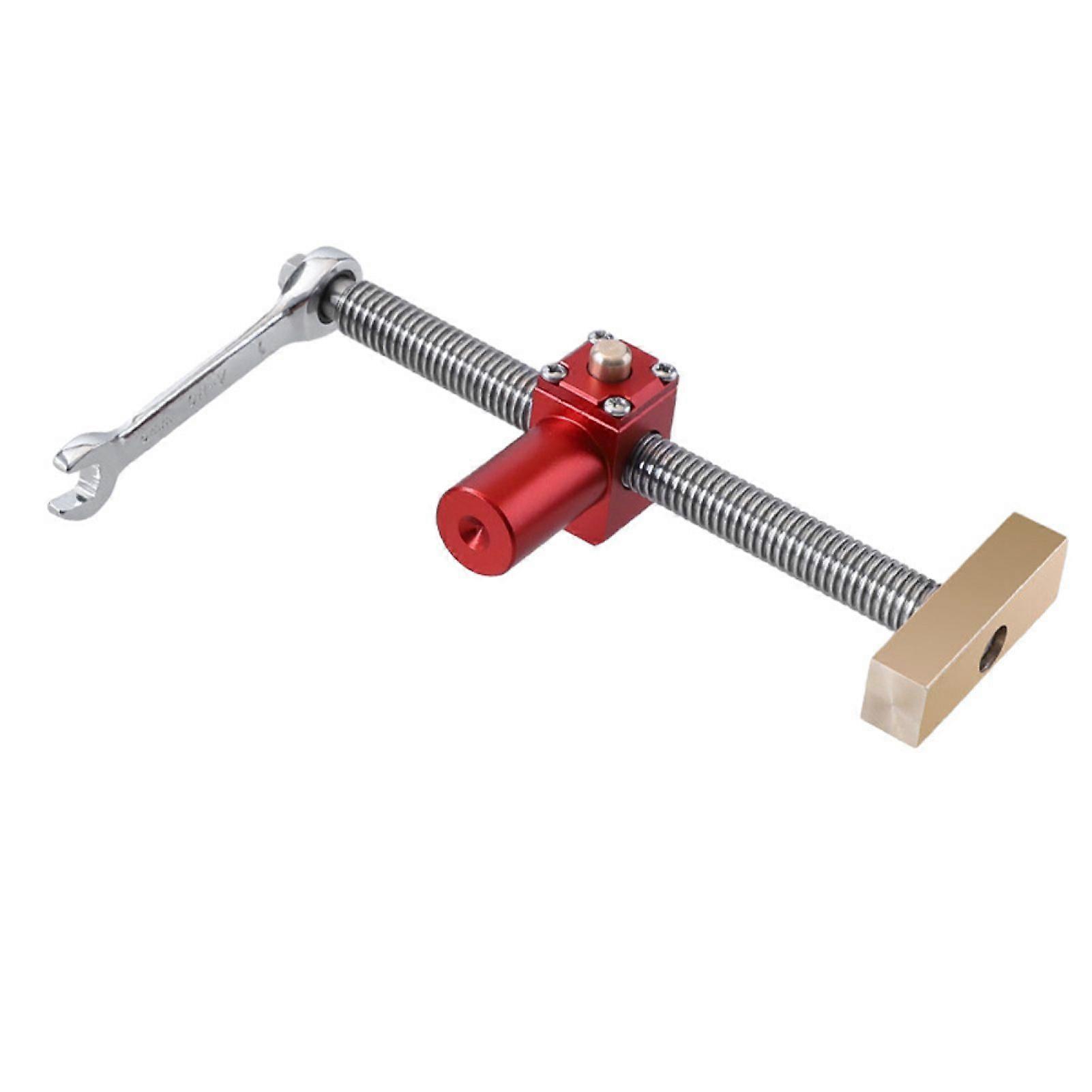 Woodworking Desktop Vise Quick Clamping Table Vise Workbench Table Fast Fixed Clip Clamp Brass Fixture Vise Practical Press Clamp Tool with Stop Block