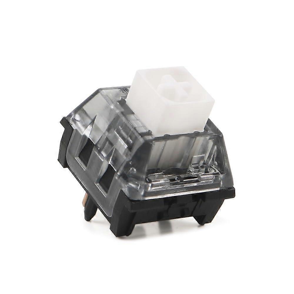 Kailh Box V2 Switch White Clicky / Brown Tactile / Red Linear 5-Pin MX Mechanical Keyboard Switches (White, 70 PCS)