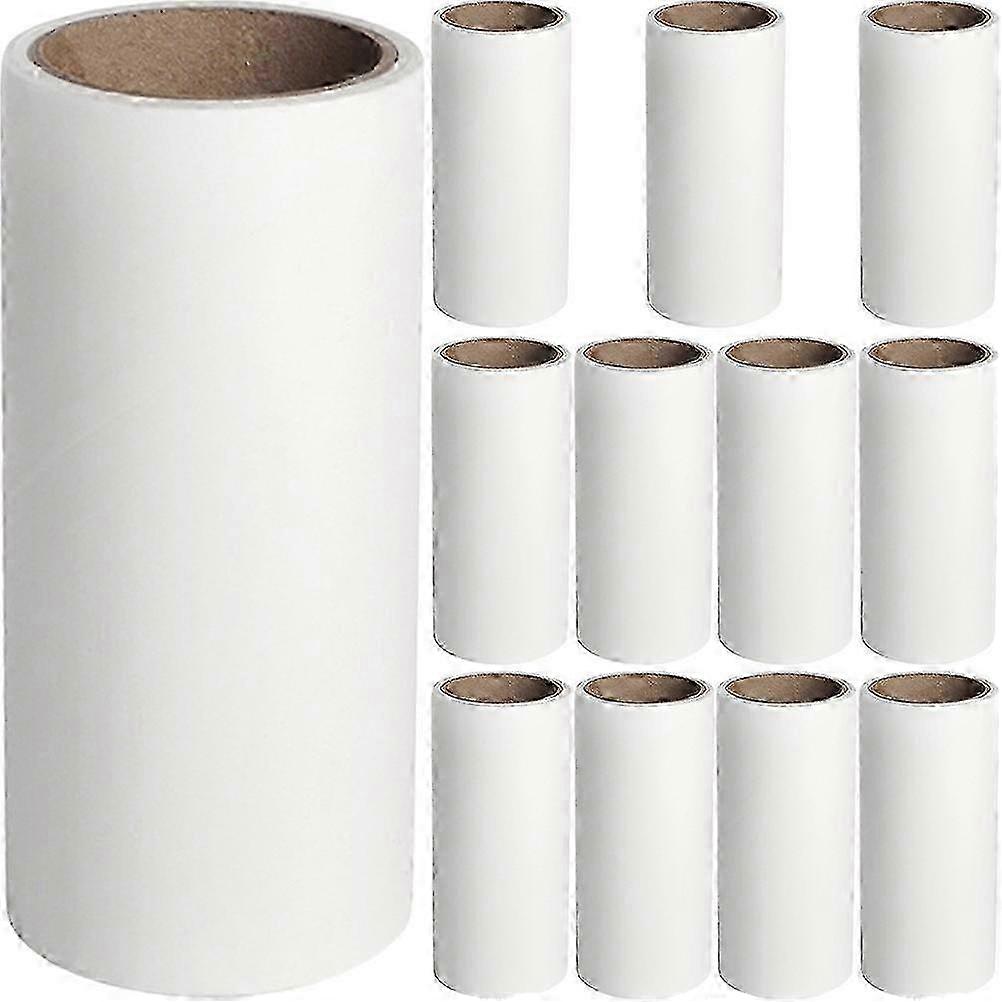 12-Piece Lint Roller Set for Efficient Fur & Hair Removal - Multi-Surface Use (10 x 4.5 x 4.5 cm)