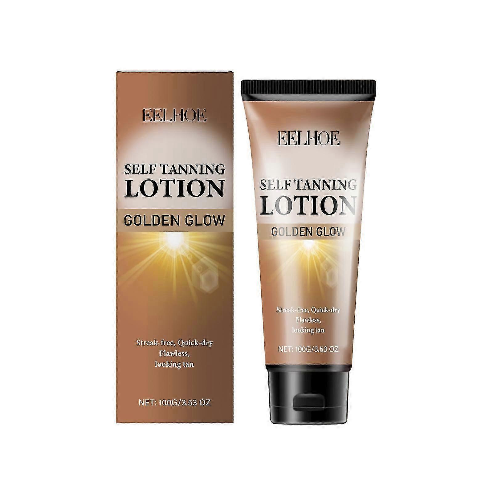 EELHOE sunless anti-tan cream, moisturizing and soothing skin, improving skin quality, creating wheat-colored skin in summer