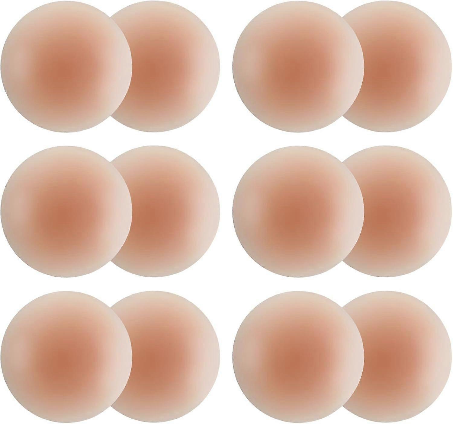6 Pairs Nipple Covers, Invisible Nipple Covers for Women, Nipple Pasties Reusable Pasties