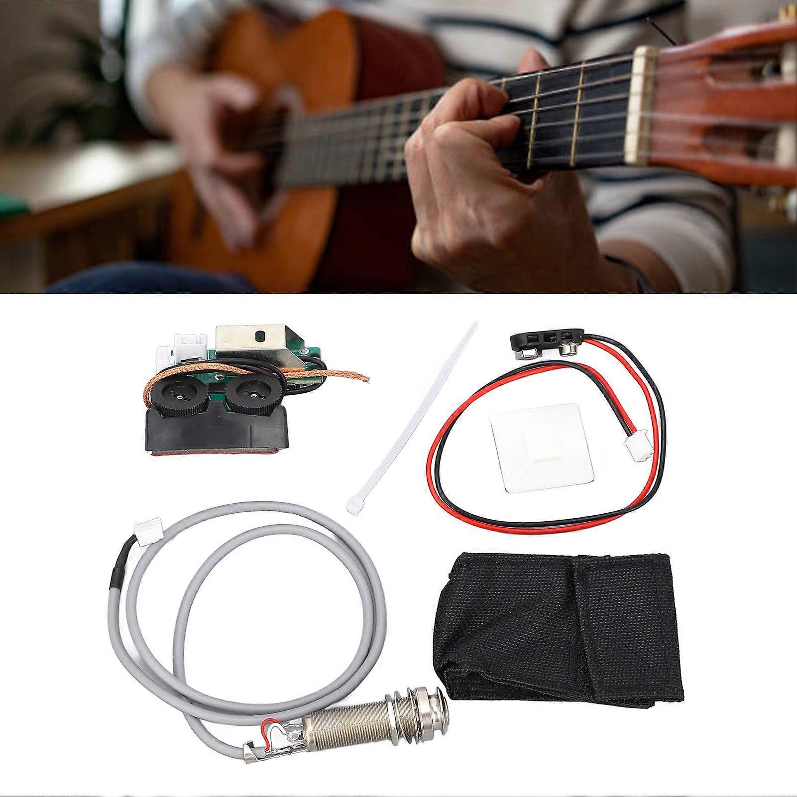 VT1 Guitar Pickup Preamp EQ Volume Tone Control, ABS Material