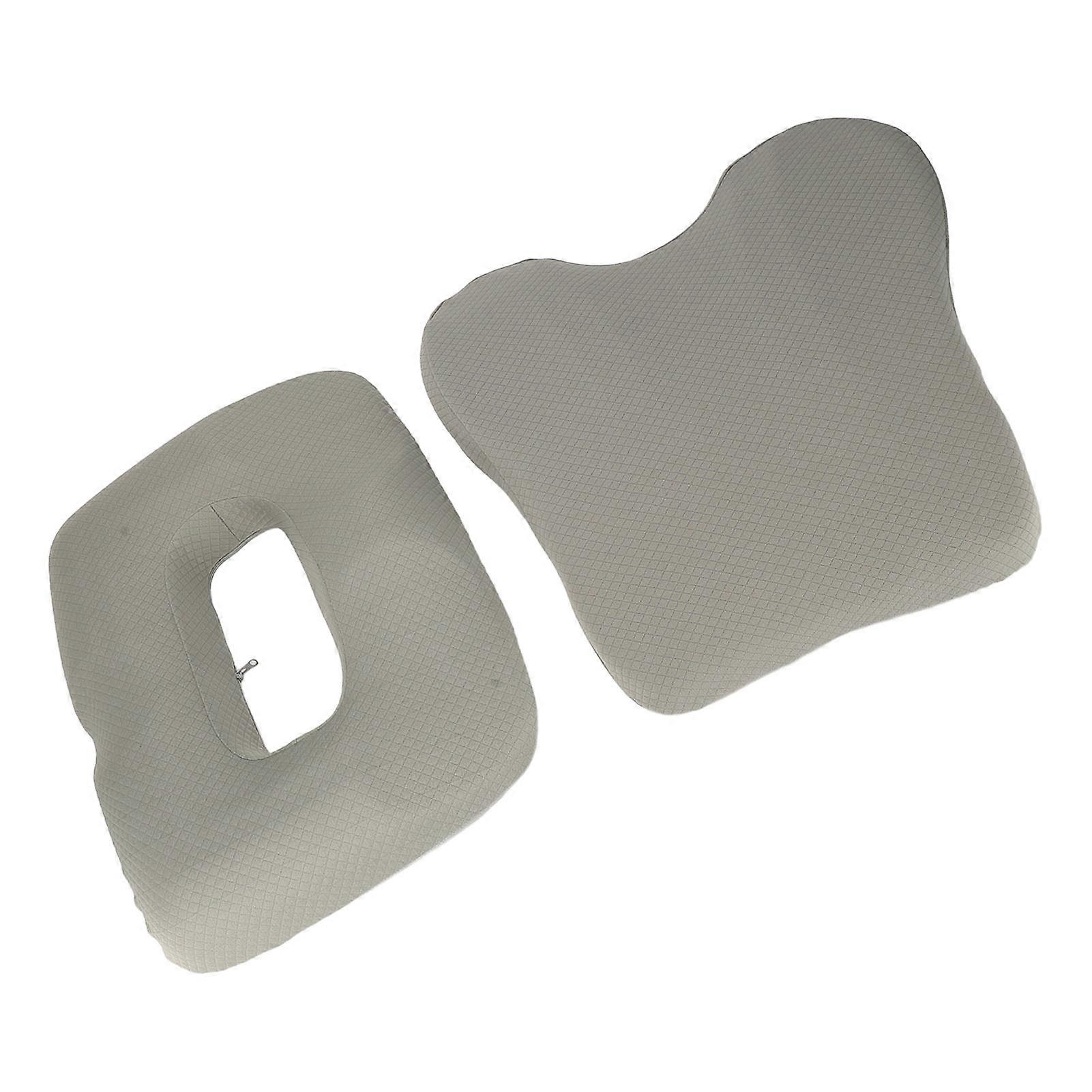 2 Piece Lumbar & Hip Support Cushion for Tailbone & Pregnancy Relief