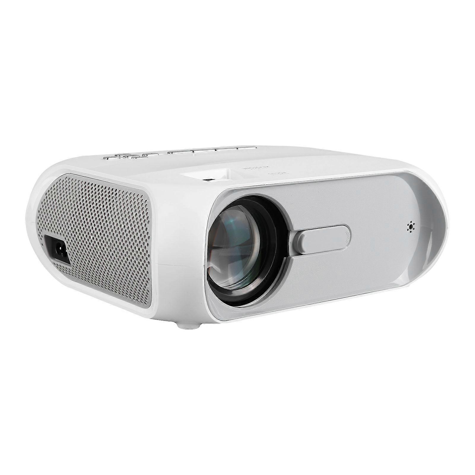 HD Projector 4K Home Theater Video Projector Portable Mini Projector  White