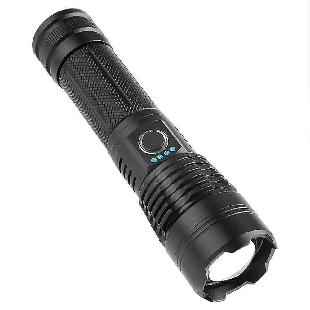 Flashlights High Lumens Rechargeable, 2000 Lumens Super Bright Handheld LED Flash Light, Waterproof(Black)