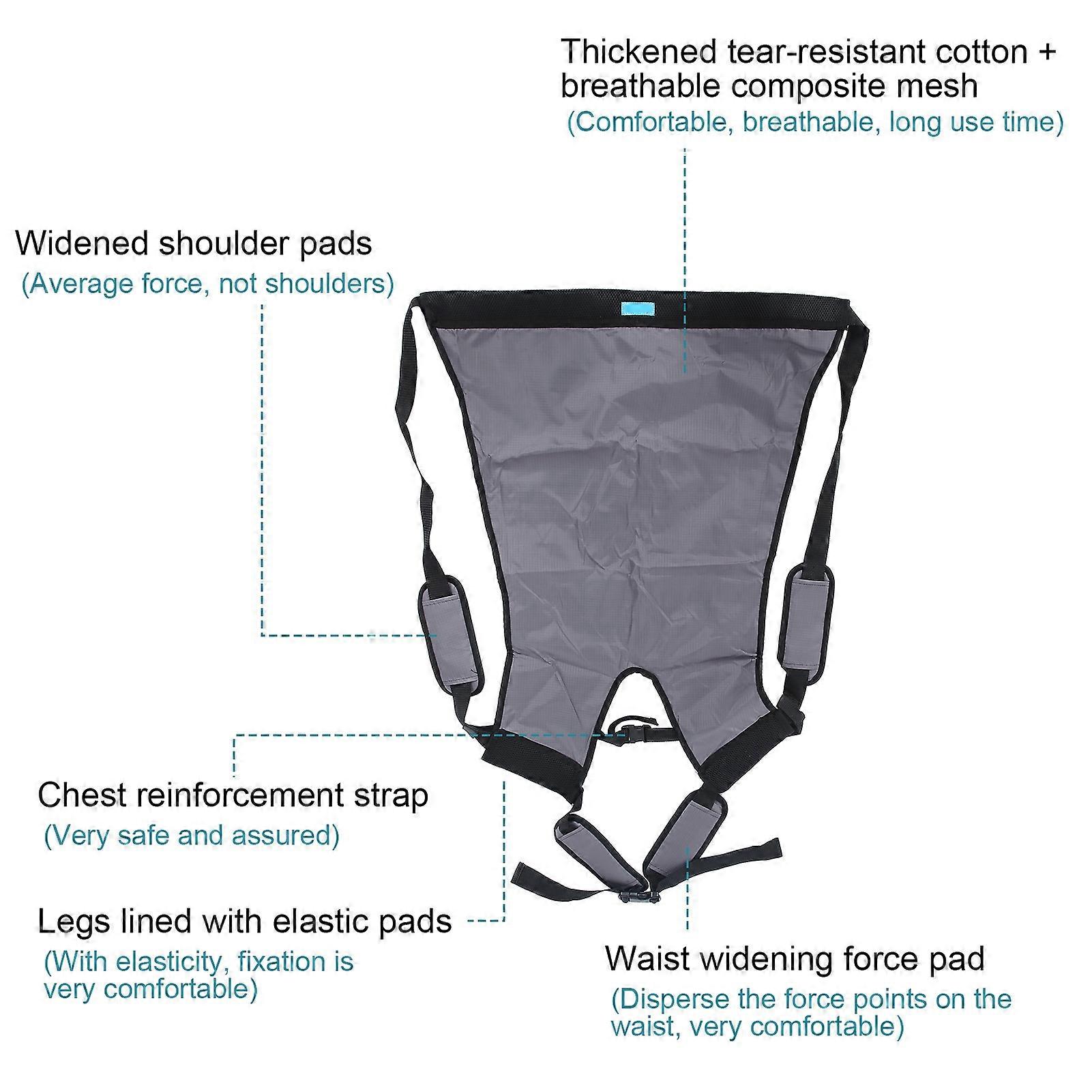 Transport Belt for Elderly Disabled, Lifting Sling for Up and Down Stairs, Moving Transfer Belt, 103 x 70 cm, Large Size