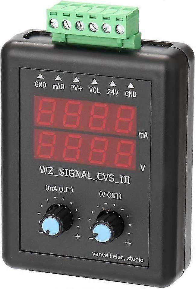 4-20mA Signal Generator 0-10V 24V Voltage Transmitter Signal Source Constant Current Source with Display