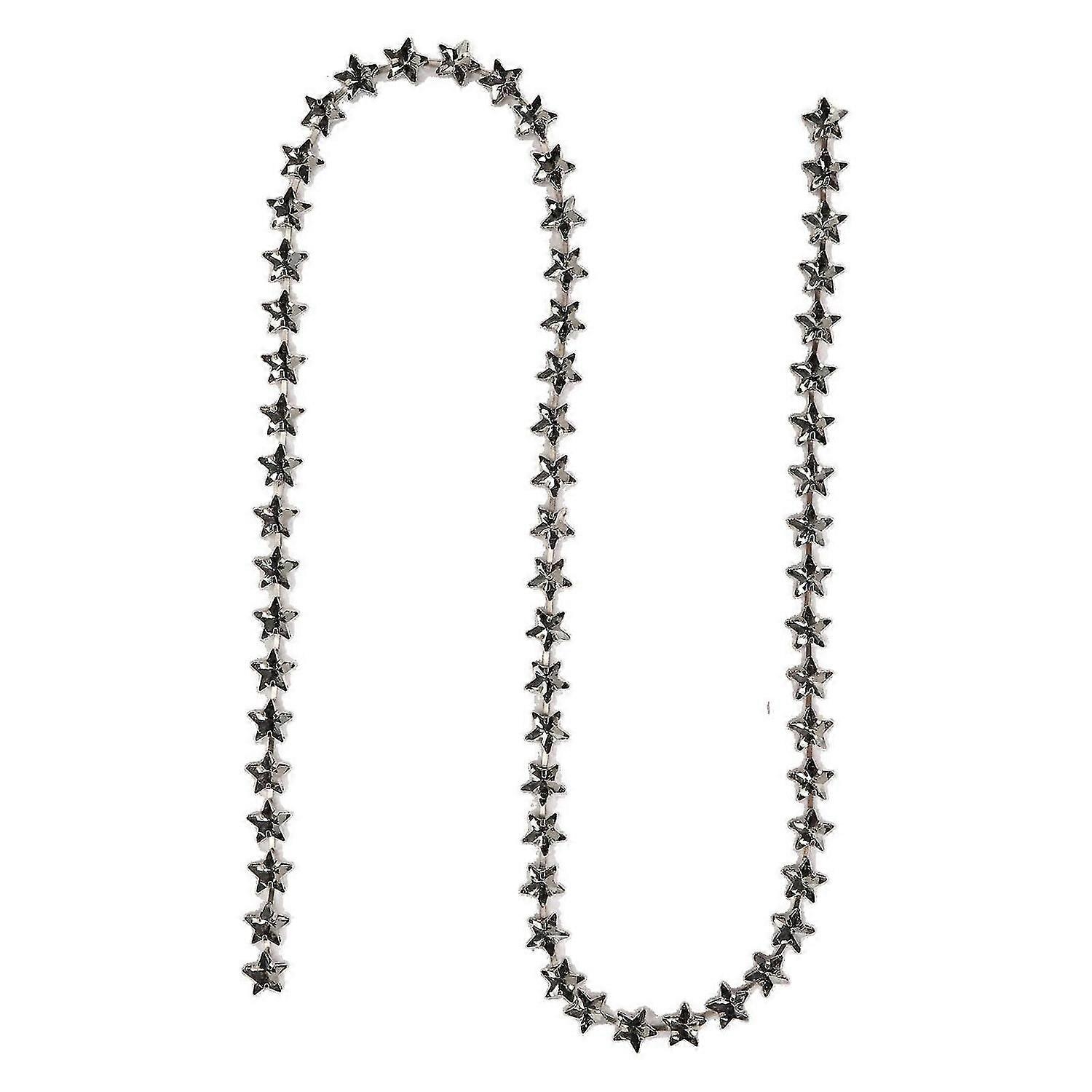 2025 Latest Model 1 Yard Star Rhinestone Trim Chain 0.4in Width DIY Cuttable