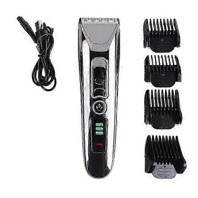 Adjustable Length Guide Combs Hair Trimmer, Stainless Steel Blades for Sharp & Durable Cuts, Quiet Powerful Motor for Efficient Grooming