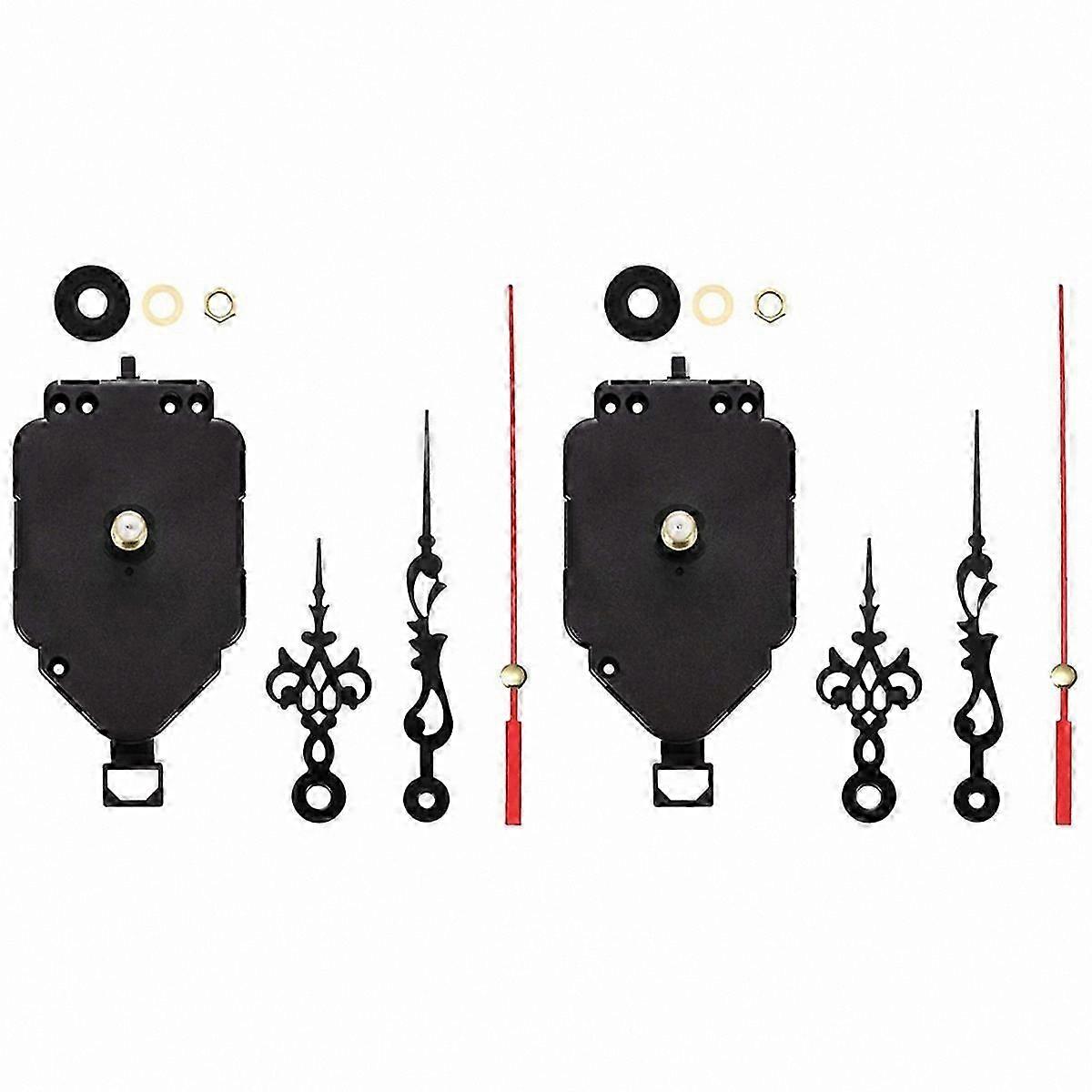 2-Pack Clock Movement Kit for DIY Projects Replacement Components