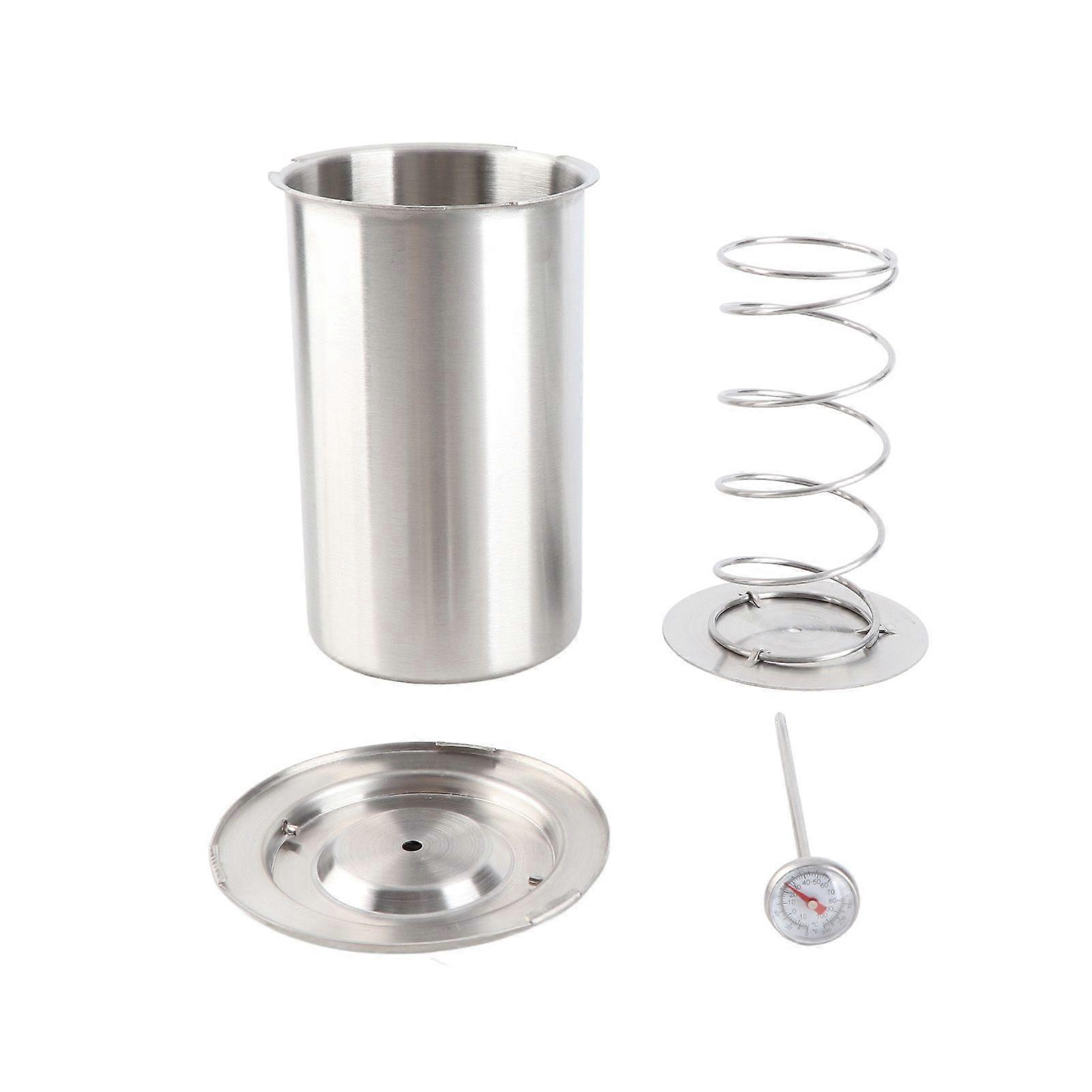 Ham Maker Stainless Steel Healthy Homemade Deli Meat Press Kitchen Bacon Mold Boiler Pot Pan Stove with Thermometer