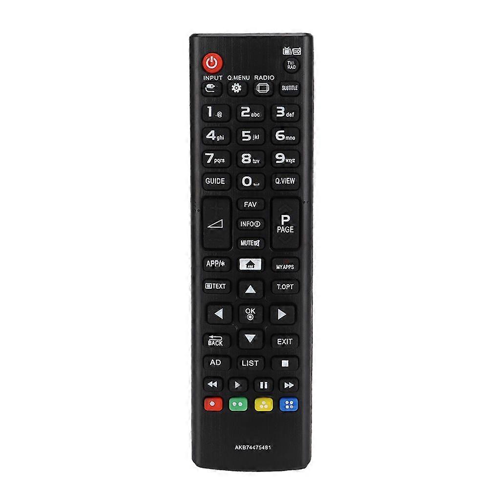 ABS Material Shell TV Television Remote Control for LG AKB74475481 Powered by Battery