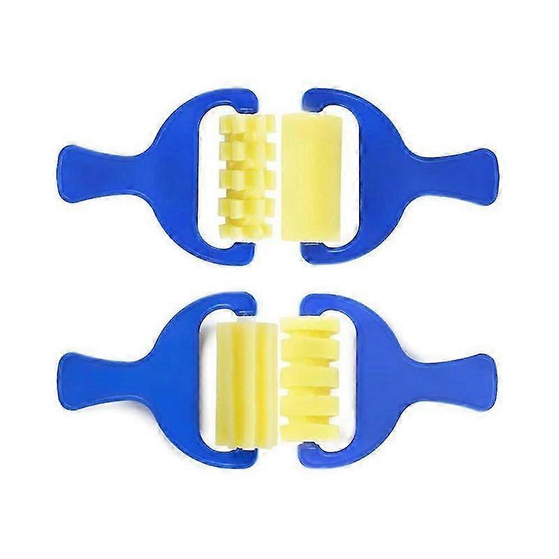 4 Pieces Foam Brayer Paint Rollers Foam Paint Brushes Foam Paint Rollers Foam Brayer(Blue, 5.12inch)