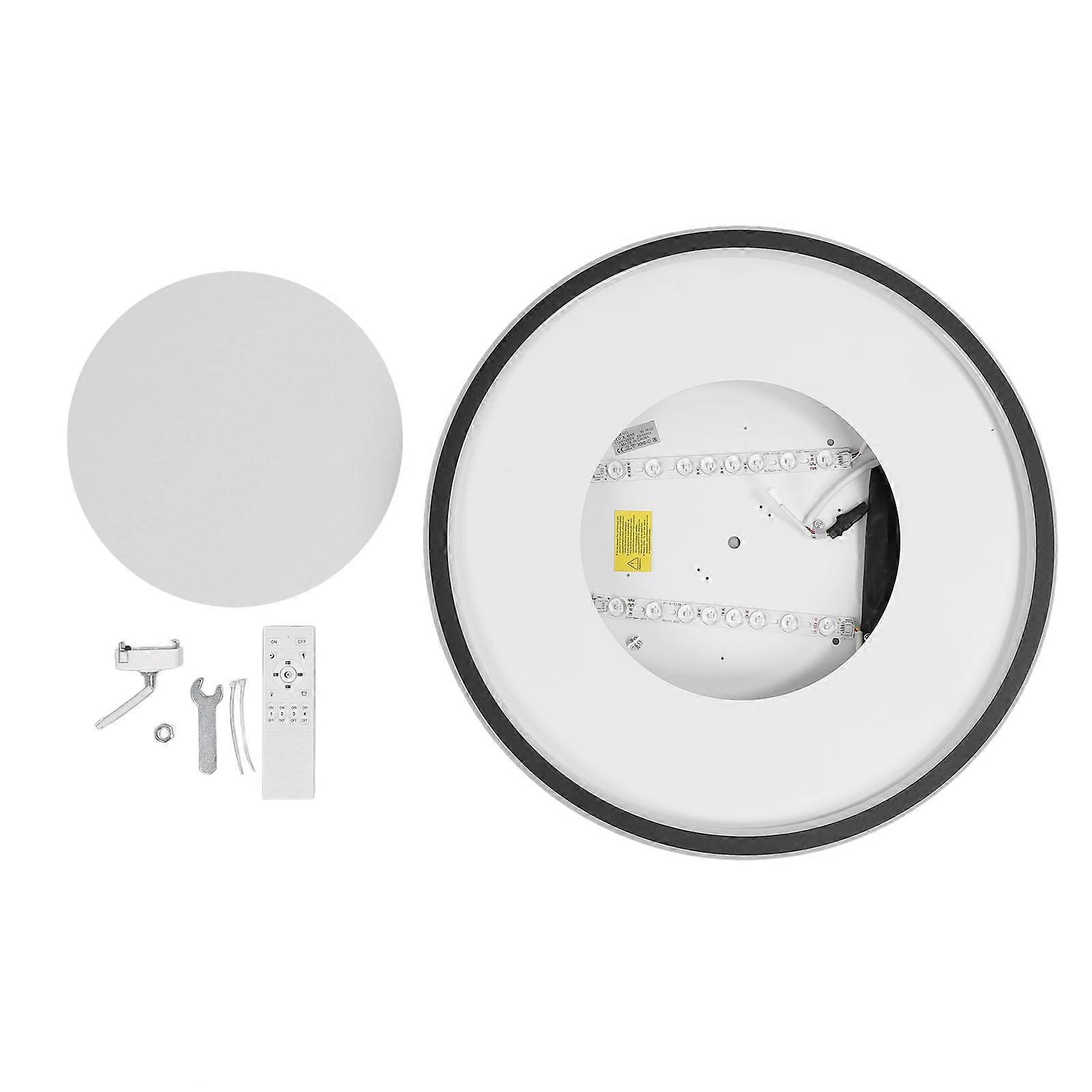 Plafonnier encastré rond à intensité variable en continu avec télécommande APP pour couloir de chambre 110 à 265V