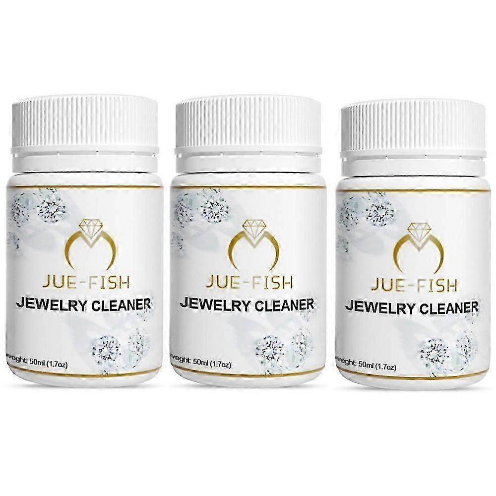 1-3pcs Jewelry Cleaner Liquid Silver Gold Jewelry Care Cleaning Solution Earring, Ring