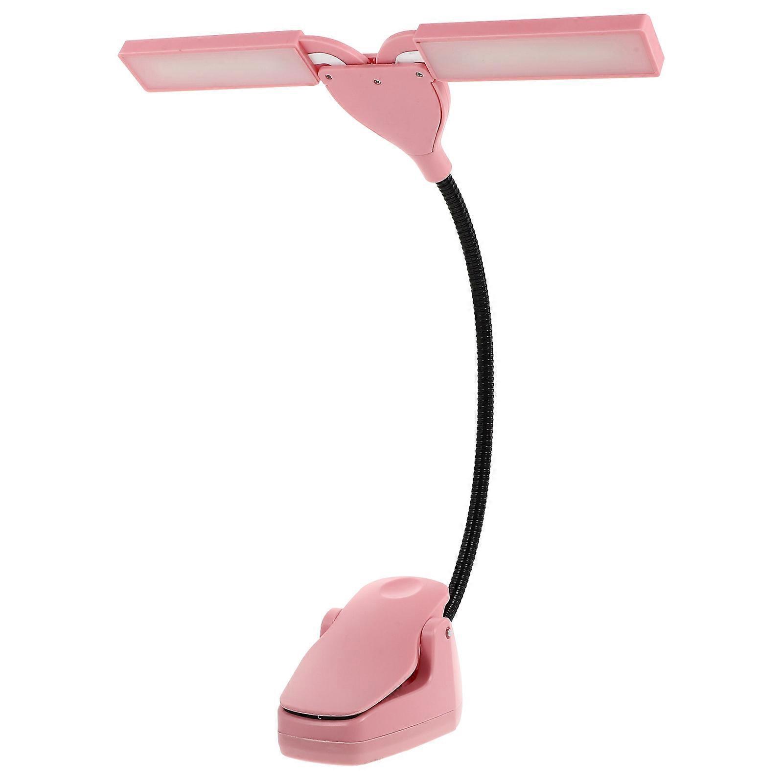 Pink Clip Light Eye Protection Lamp for Home Use 1Pcs Convenient