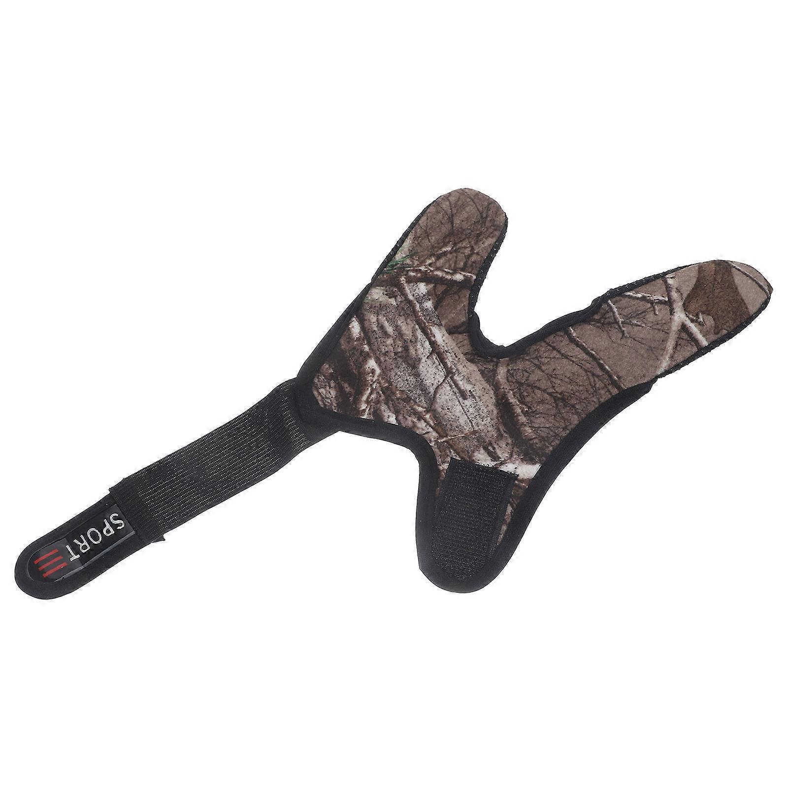 قفاز صيد إصبع واحد قفاز حامي مضاد للخارج