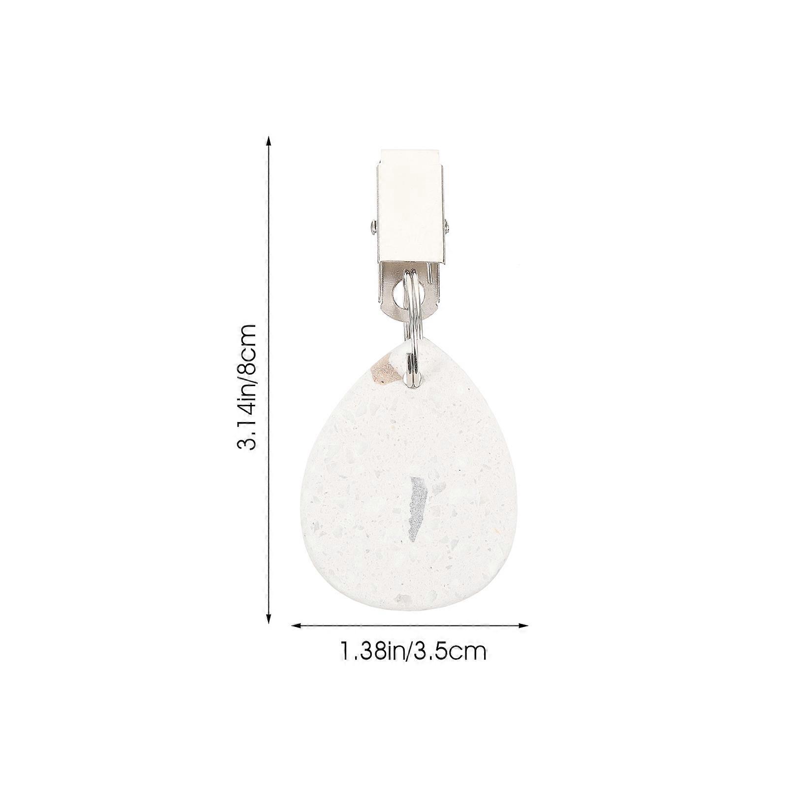 Tablecloth Weights Stone Clips for Picnic 20Pcs Table Cover Weights Set