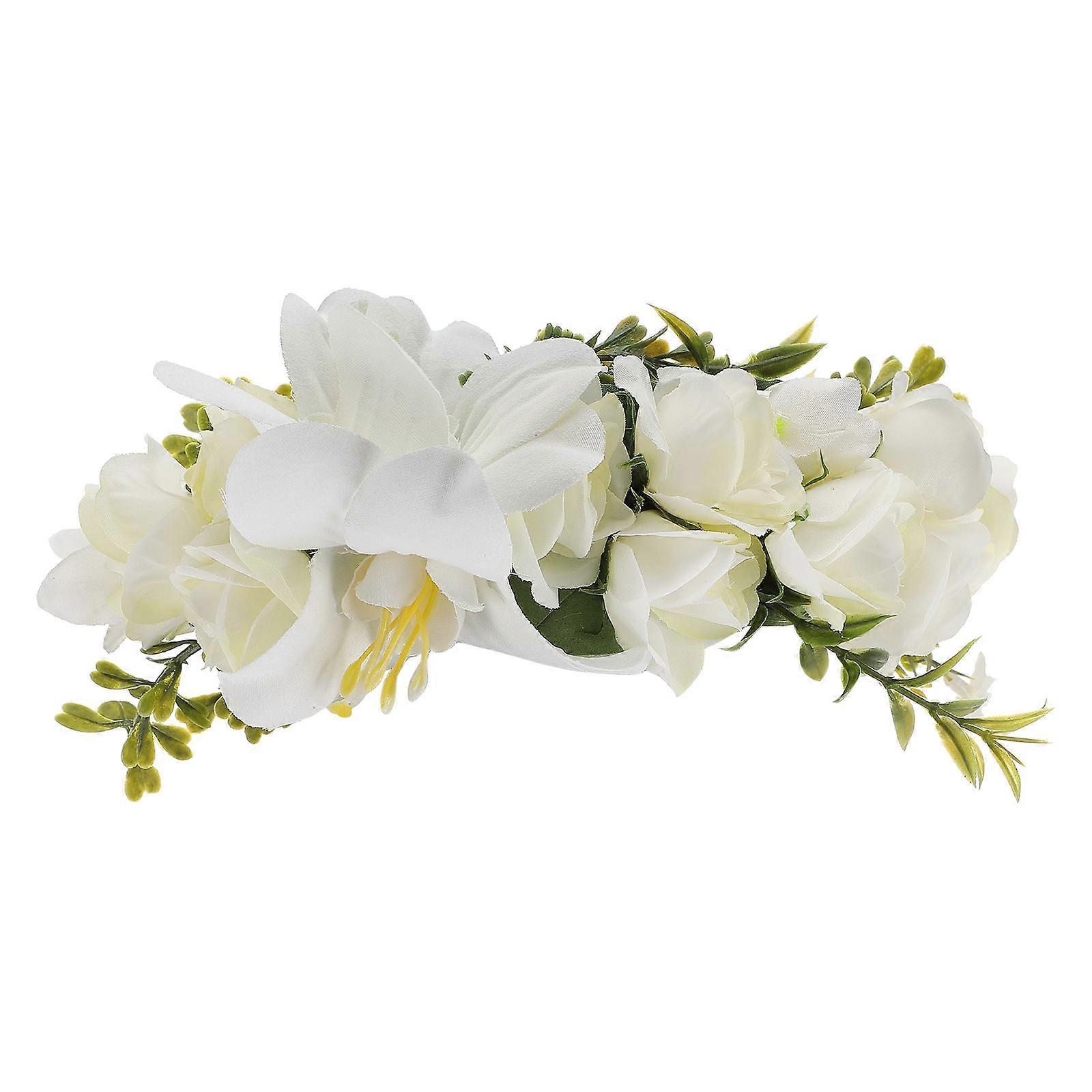 زهرة عقال الشعر التبعي الزفاف شاطئ عطلة مناسبة خاصة نسيج متنوع لون الزفاف التبعي 1 مجموعة