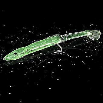 Leurre de pêche souple et lumineux avec hameçon Lu Sub, appât fluorescent Lu Sub, sac en silicone
