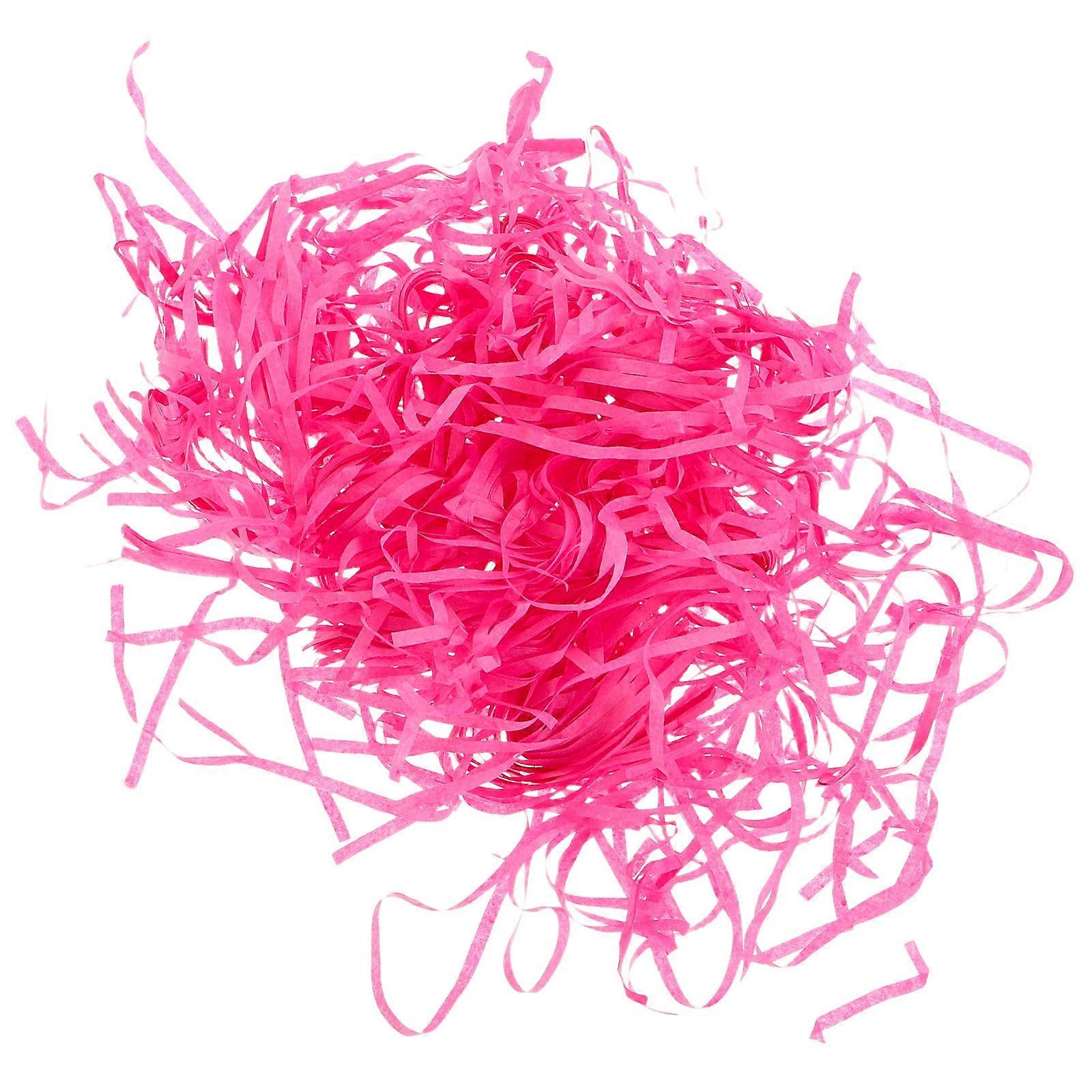 Decorative Box Filler Shreds Shredded Paper Filler For Baskets And Boxes Cushioning Rosy 1Set