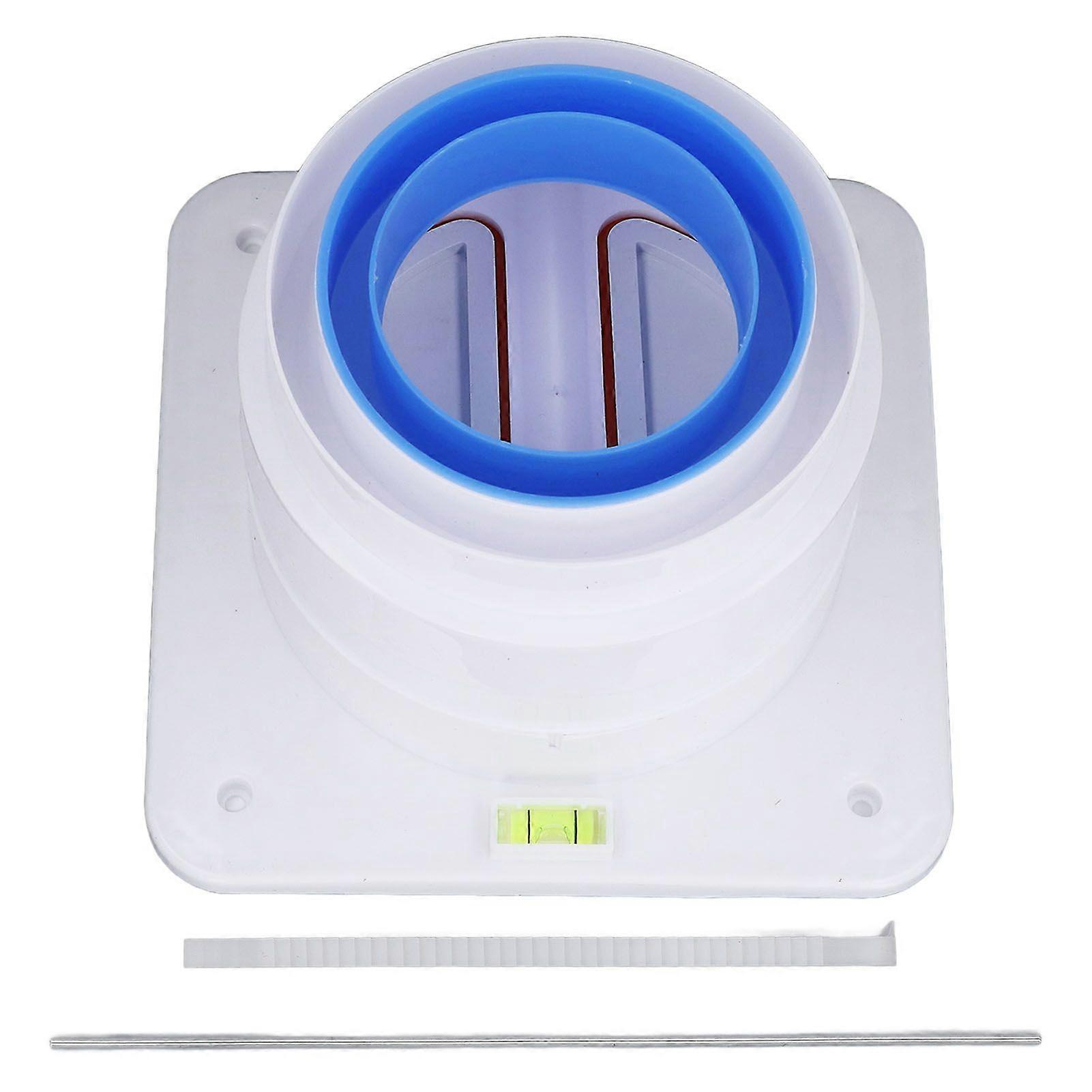 Range Hood Check Valve Prevent Backflow Thickened Kitchen Flue Check Valve Pipe Backdraft Damper with Bubble Level