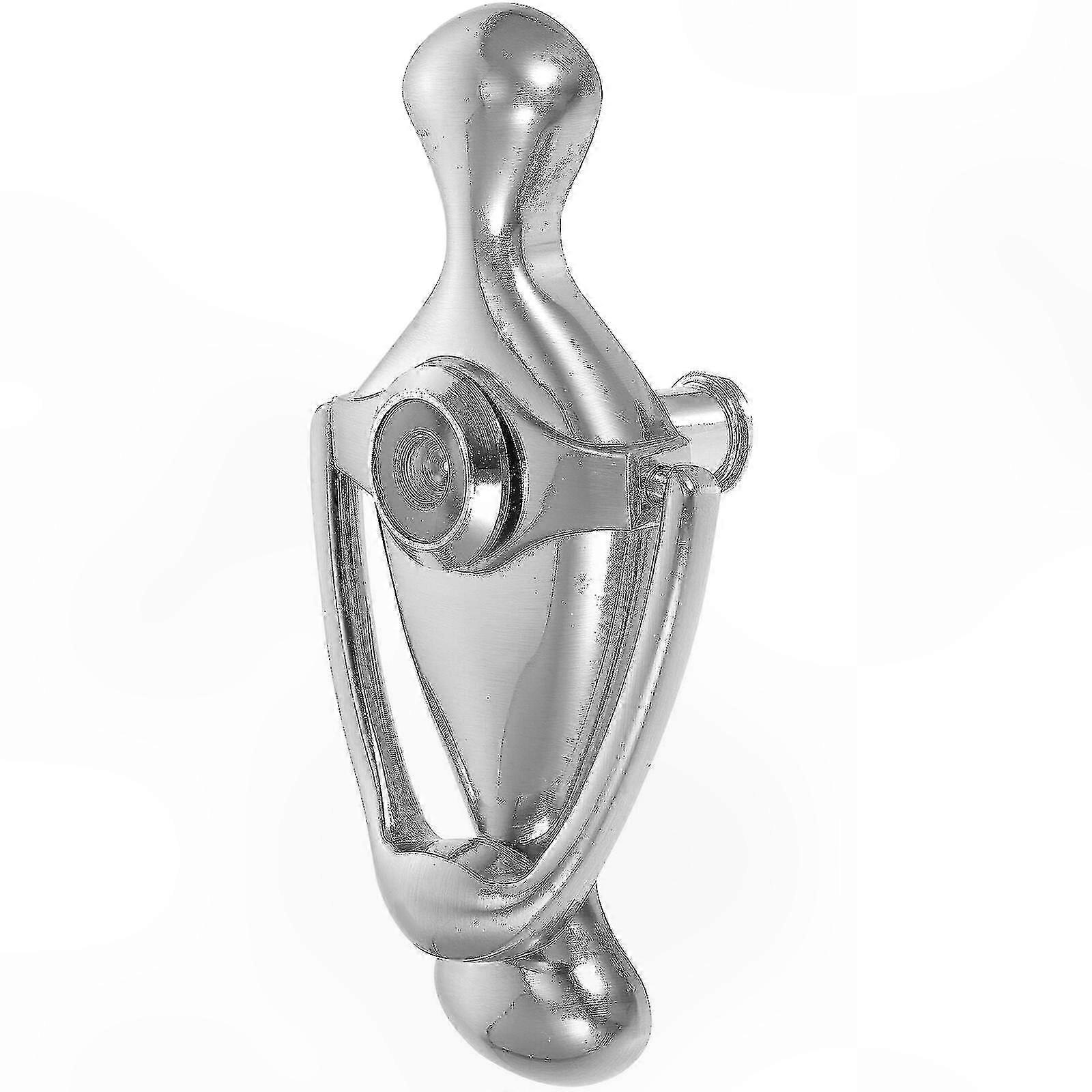 Zinc Alloy Door Knocker with Peephole for Front Entry Security and Style Solution