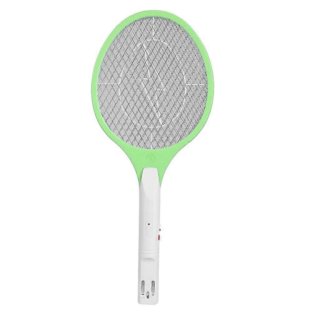 Cordless Rechargeable Electric Fly Mosquito Swatter Bug Zapper Racket Insects Killer Green