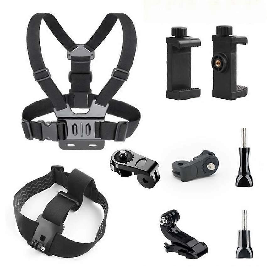 First-person View Mobile Phone Neck Strap with Motion Camera Magnetic Mount Chest Mounting