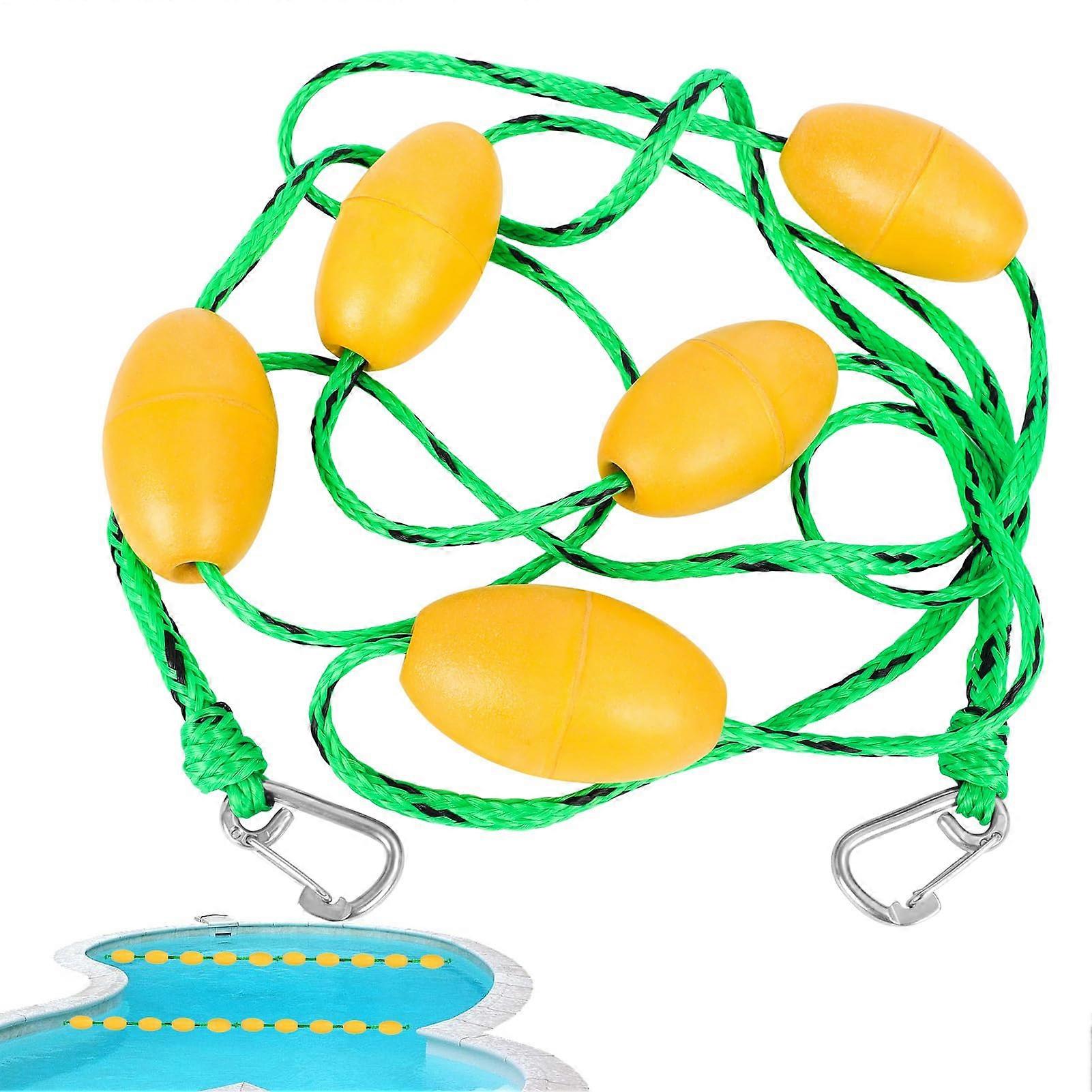 Pool Separator 5m Pool Rope With Floats Visible Track Line Buoys For Depth Separation And Pool Sharing