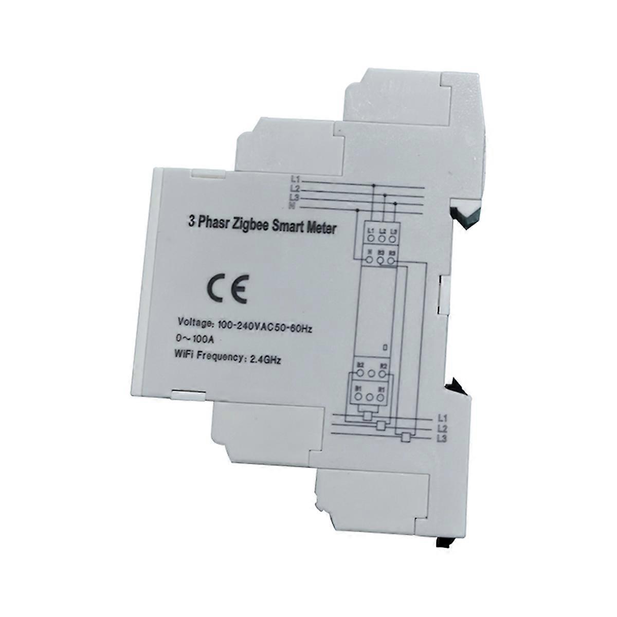 Zigbee Three-Phase Energy Meter Multifunctional Rail Energy Meter