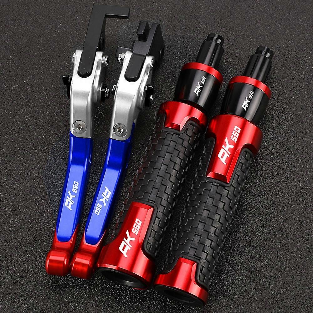 For KYMCO AK550 AK 550 ALL YEARS 2024 2023 2022 2021 2020 Motorcycle Adjustable Brake Clutch Levers Handlebar grips Handle Ends